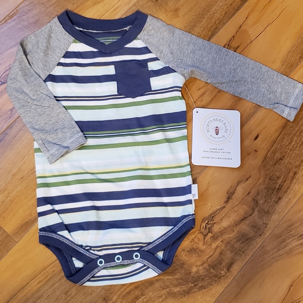 Burts Bees Long Sleeve Bodysuit